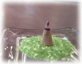 手作りお香　コーン型