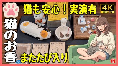 ★Youtube登録★【猫用のお香】NEKOU｜猫香の紹介と実演