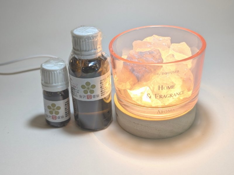 画像5: クリスタルアロマストーン（LED台座付） (5)