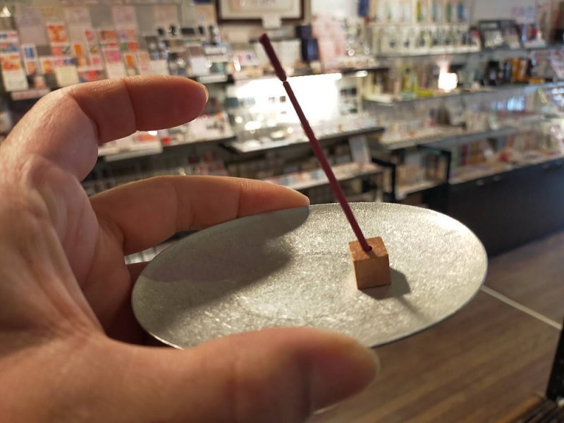画像5: 金属香皿香立セット (5)
