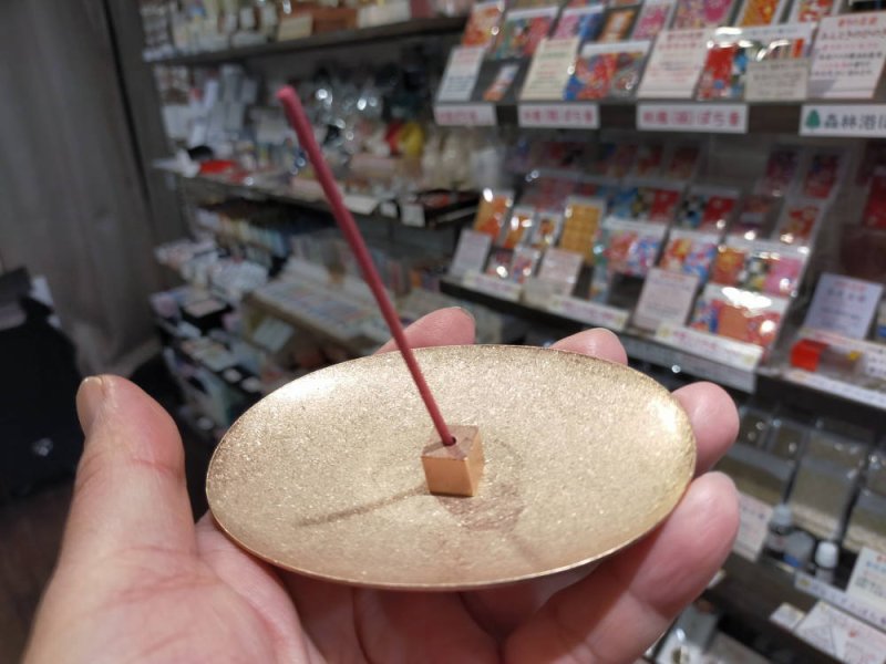 画像14: 金属香皿香立セット (14)