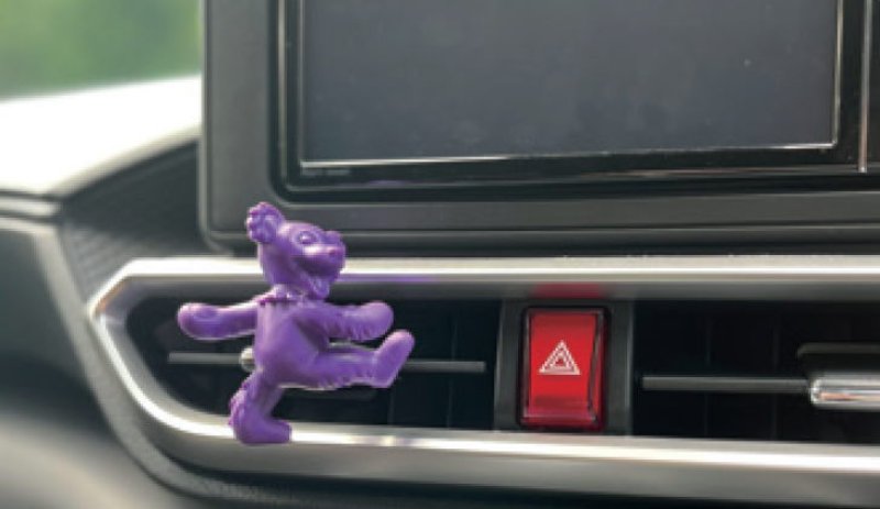 画像2: GRATEFUL DEAD カークリップ＆ハンギングエアフレッシュナー (2)