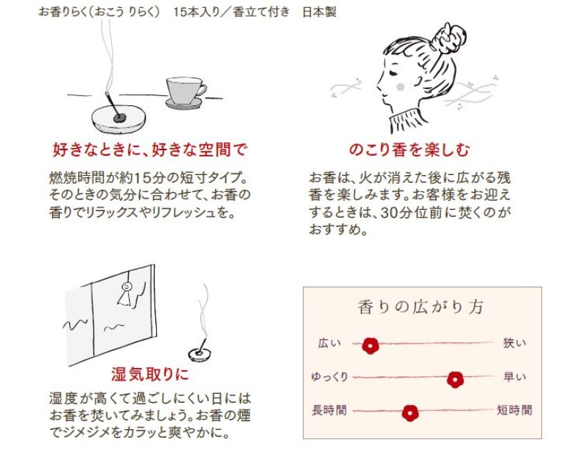 画像8: りらくお香スティック (8)