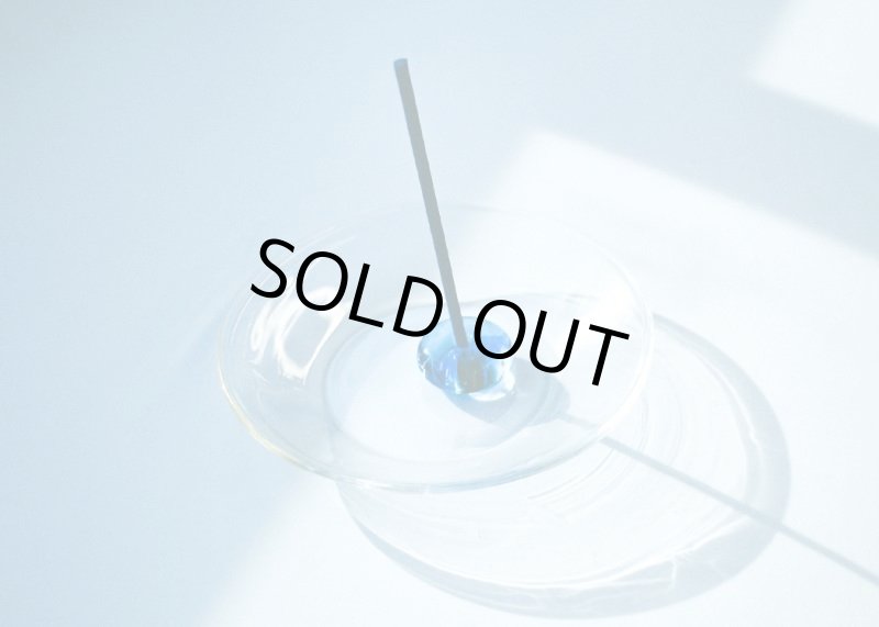 画像2: ガラス香皿香立セット大香 (2)