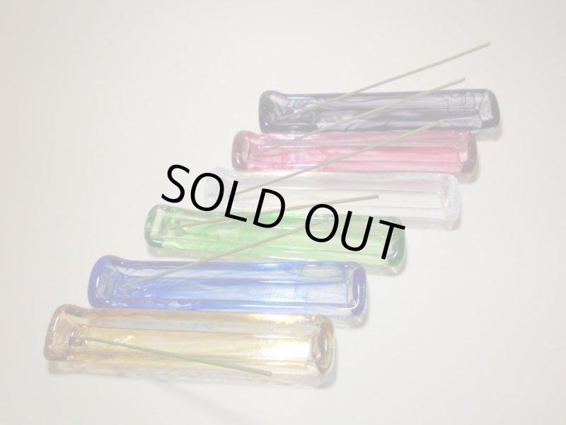 画像2: ガラス スティック香立て せせらぎ (2)