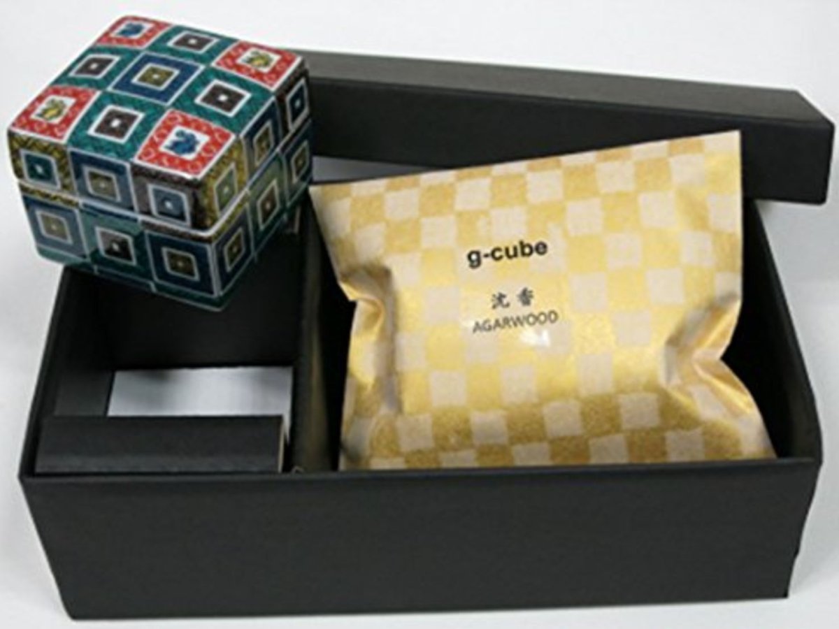 画像16: G-CUBE　九谷焼　香箱　匂い箱 (16)