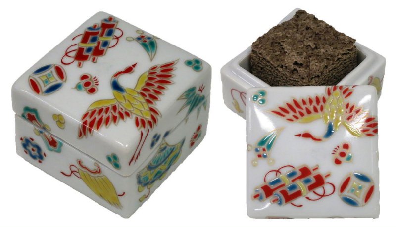 画像4: G-CUBE　九谷焼　香箱　匂い箱 (4)