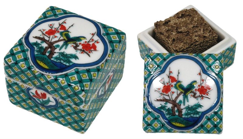 画像13: G-CUBE　九谷焼　香箱　匂い箱 (13)