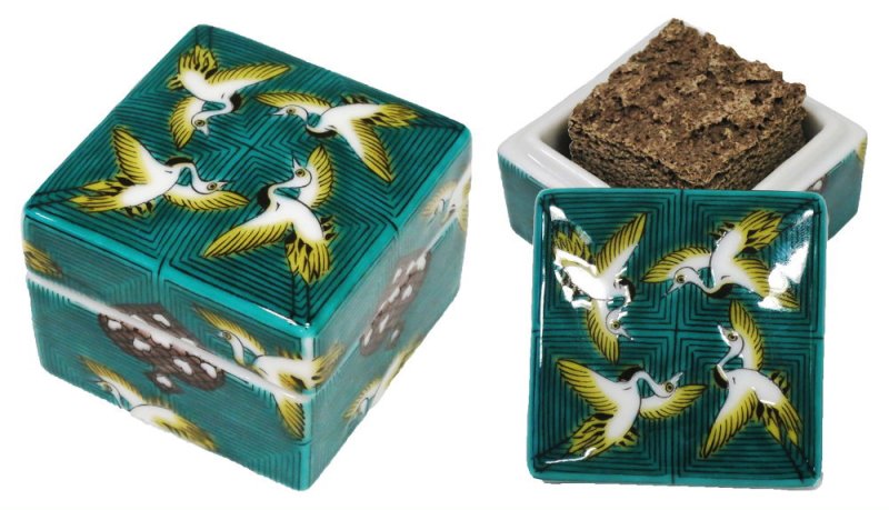 画像11: G-CUBE　九谷焼　香箱　匂い箱 (11)