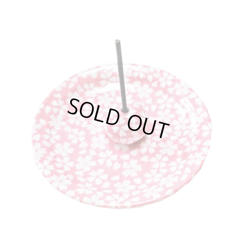 画像5: 日本伝統の和柄の香立付香皿 (5)