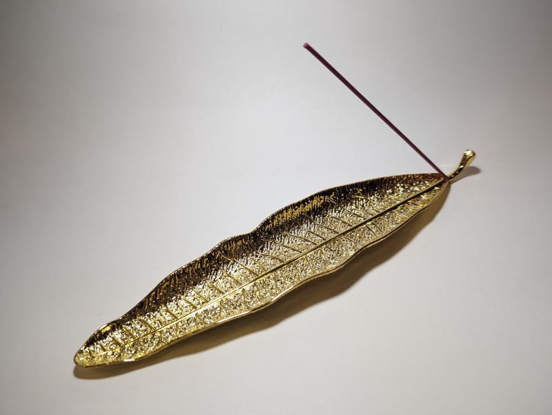 画像5: 葉っぱ香立(ロング) (5)