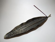 画像4: 葉っぱ香立(ロング) (4)