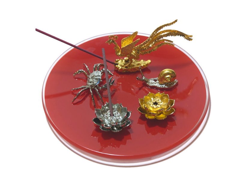 画像4: 個性豊かなお香立て（鳳凰・カニ・かたつむり・蓮・カメ・龍） (4)