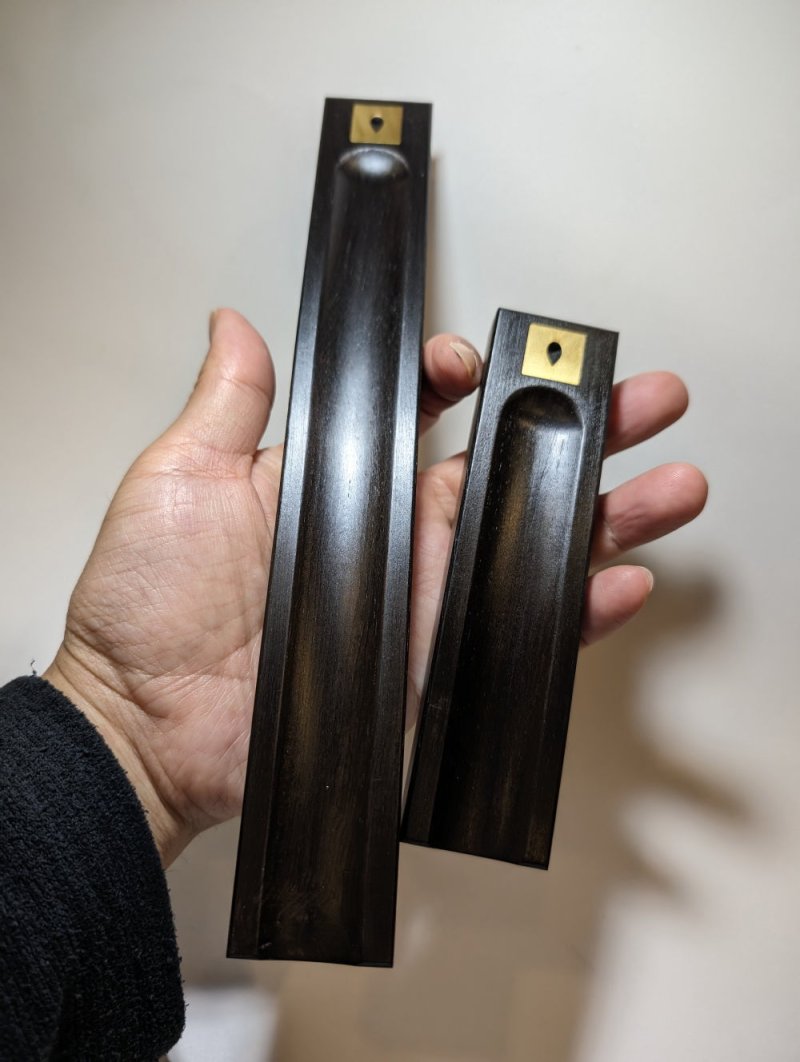 画像6: 黒壇ロング香皿 (6)