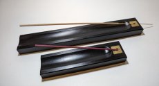 画像4: 黒壇ロング香皿 (4)