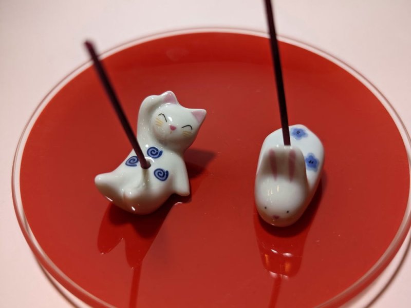 画像3: かわいい(猫・うさぎ)香立 (3)