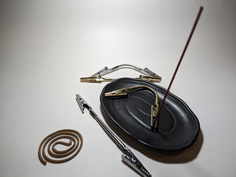 画像2: 両方クリップお香立て (2)