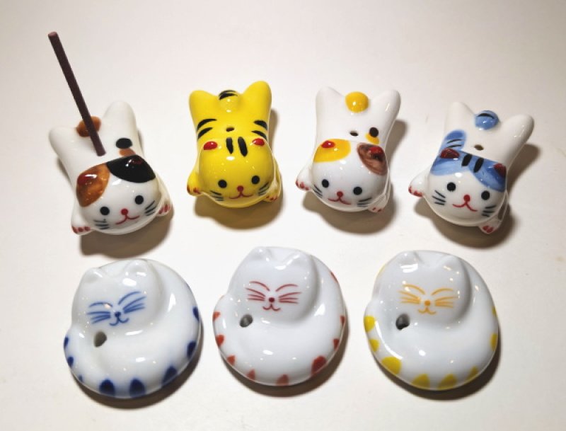 画像3: ネコちゃんお香立て各種 (3)