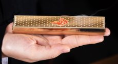 画像10: ショートサイズ・金属製・寝かせる線香皿 (10)