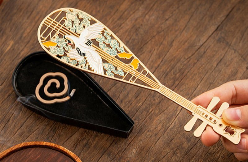 画像5: 琵琶香炉-伝統工芸品 (5)