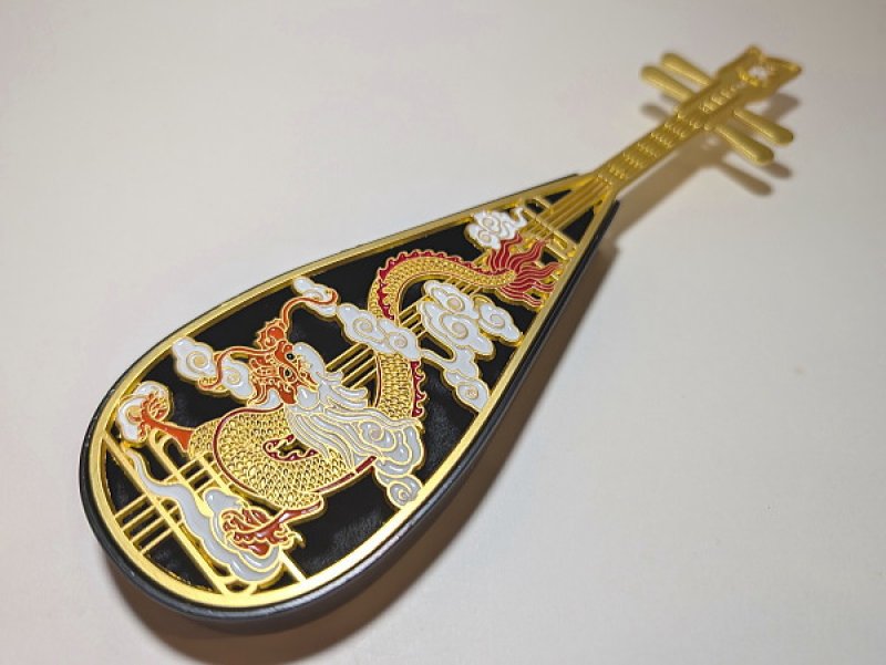 画像3: 琵琶香炉-伝統工芸品 (3)