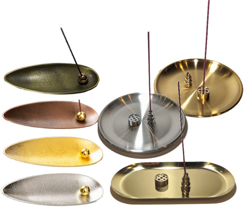 画像27: 真鍮・合金お香立て (27)