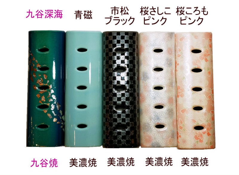 画像11: 九谷焼・美濃焼 香彩器-筒形大 (11)