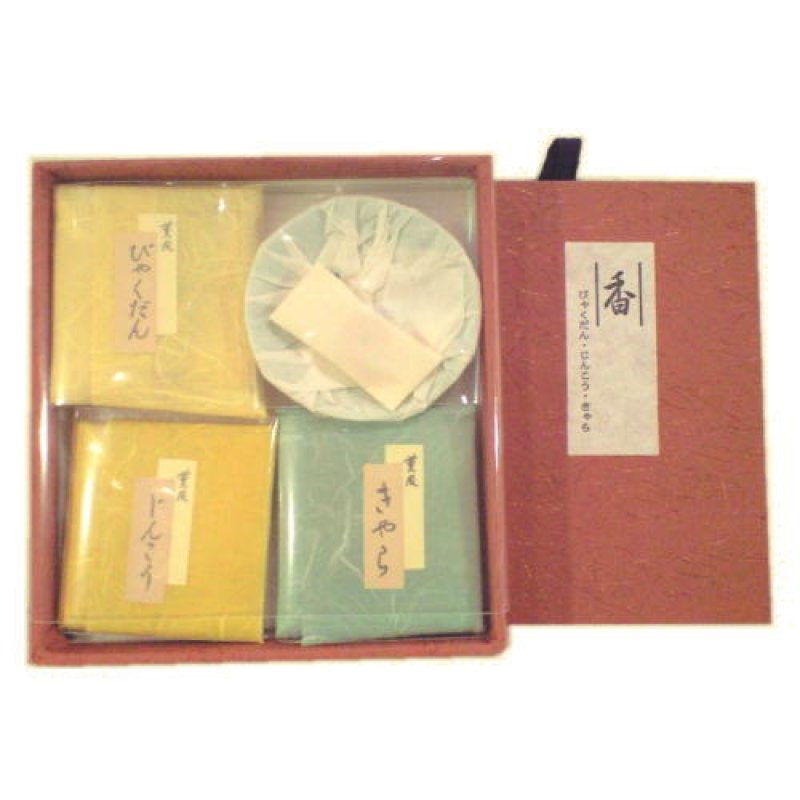 画像2: お香　薫風3種　香皿・香立付 (2)