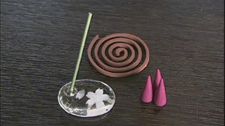 色々な形のお香