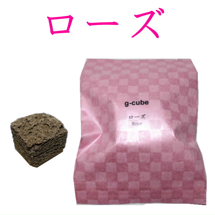伝統工芸九谷焼　G-CUBE　香箱　ローズ