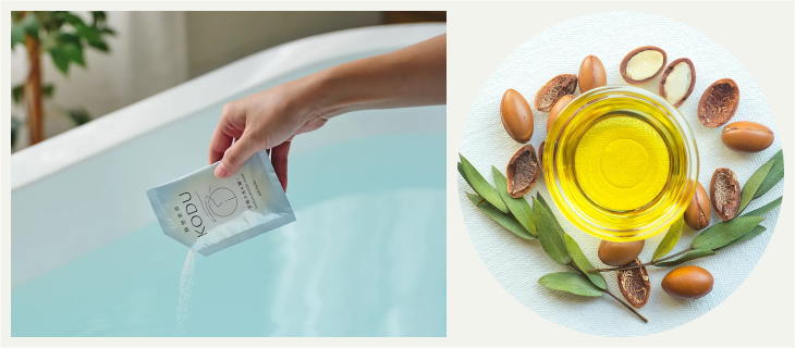 日本香堂の調香師が監修の入浴剤-ＫＯＤＵ-檜・サンダルウッド・アンバー