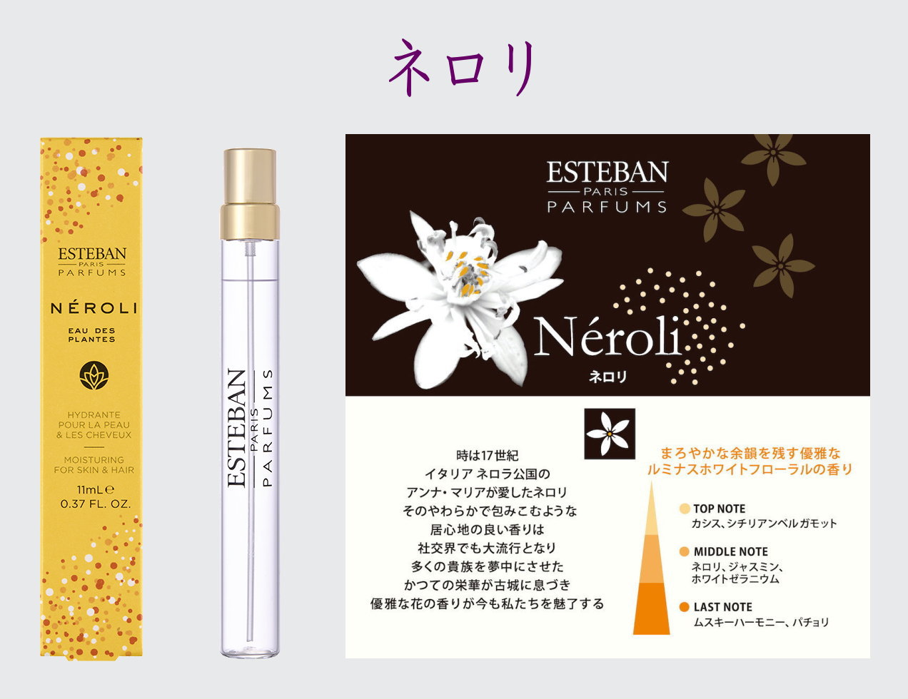 ESTEBAN-オーデプランツ-香水-perfume　ネロリ