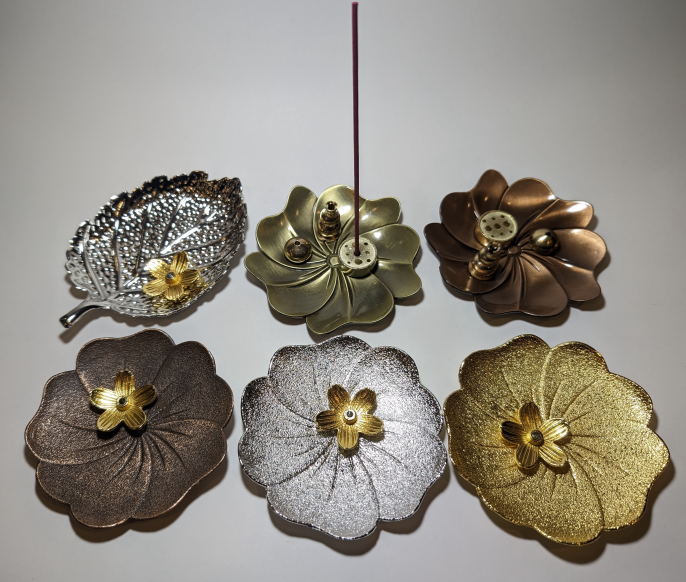 花びら香立香皿セット