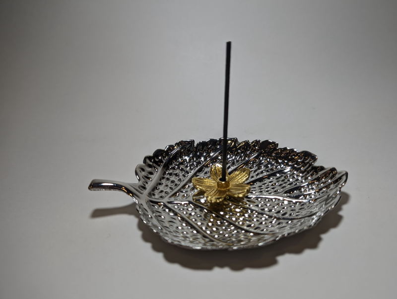 花びら香立香皿セット3点セット 葉っぱ